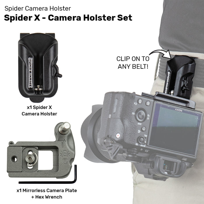 Spider X Belt + Bag Strap Holster