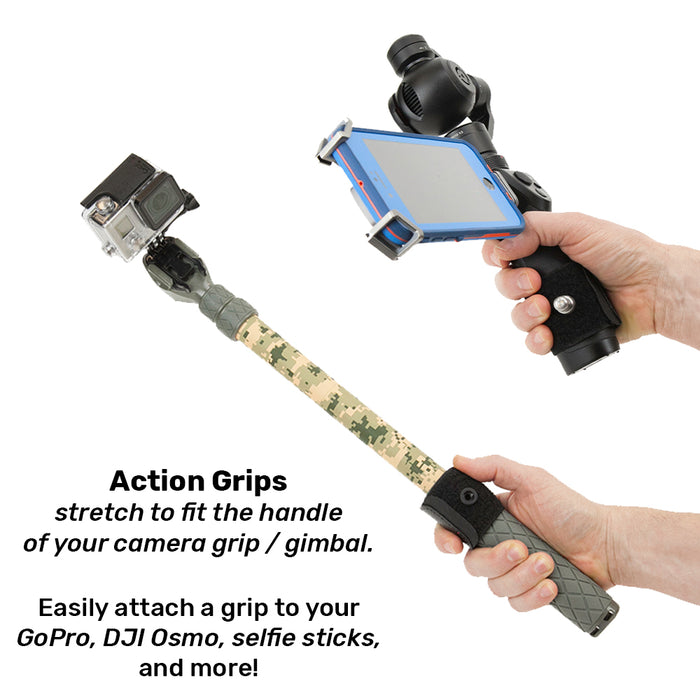 SpiderMonkey Action Camera Grip Kit
