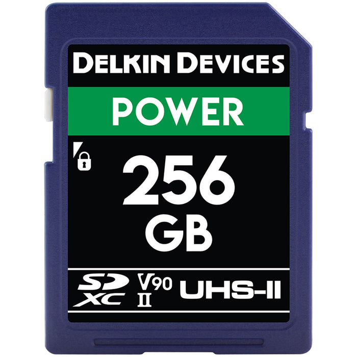 Delkin 256GB SDXC UHS-II Power Memory Card (2000x)