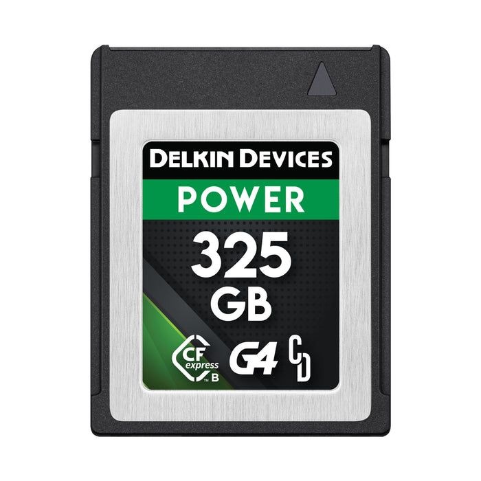 Delkin 325GB CFexpress Type B G4 Power Memory Card