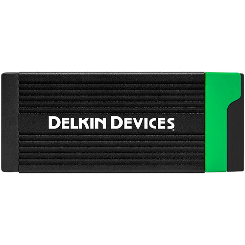 Delkin USB 3.2 CFexpress Type B & SD UHS-II Memory Card Reader