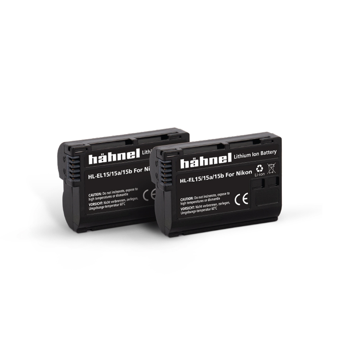 Hahnel HL-EL15HP Nikon Battery Twin Pack