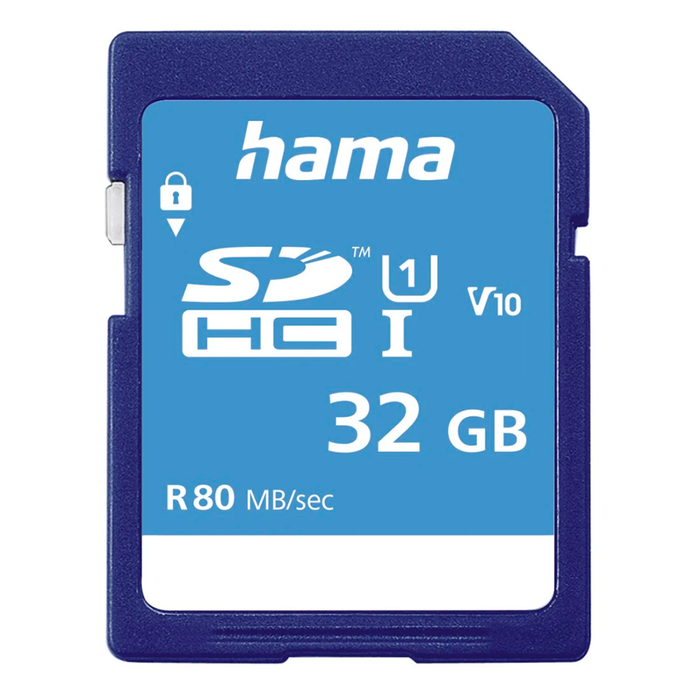 Hama SDHC 32GB Class 10 UHS-I Memory Card