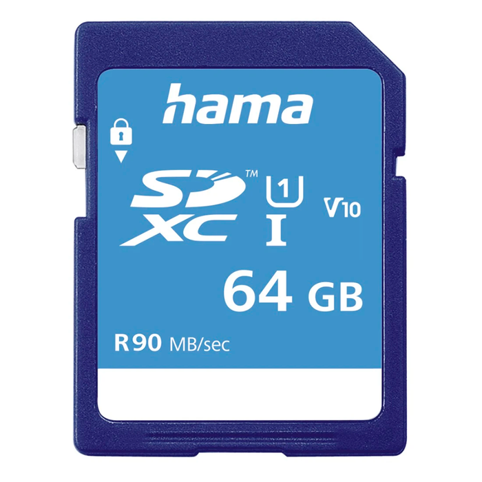 Hama SDXC 64GB Class 10 UHS-I Memory Card