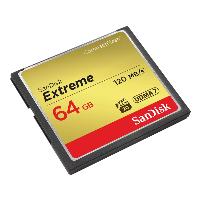 SanDisk Extreme CompactFlash 64GB Memory Card