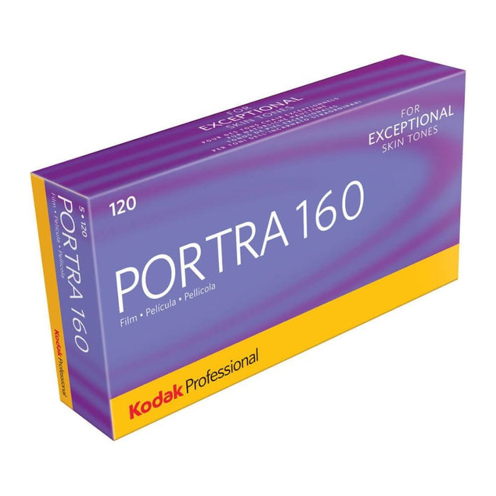 Kodak Portra 160 Colour Negative 120 Film (5-Pack)