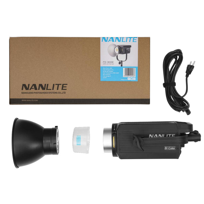 Nanlite FS-300B LED Bi-Colour Spot Light