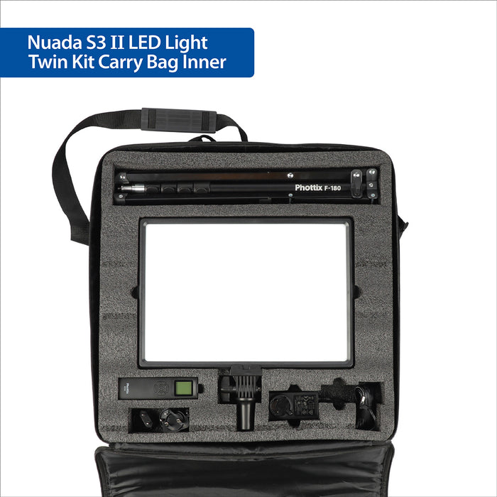 Phottix Nuada S3 II Bi-Colour Video LED Twin Kit with Remote