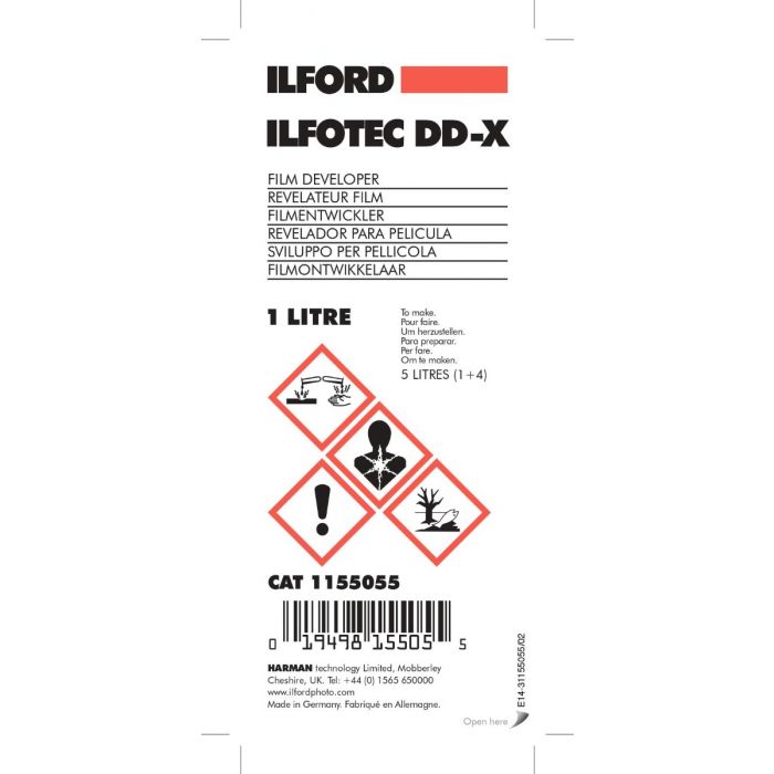 Ilford ILFOTEC DDX Developer 1L EN/ESP/NO