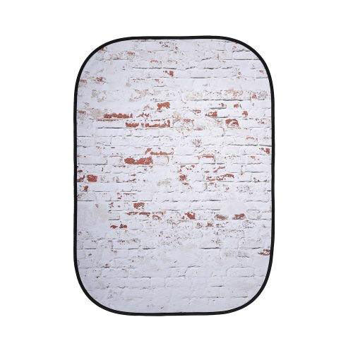 Manfrotto Urban Background 1.5 x 2.1m Classic Red/Distressed White Brick