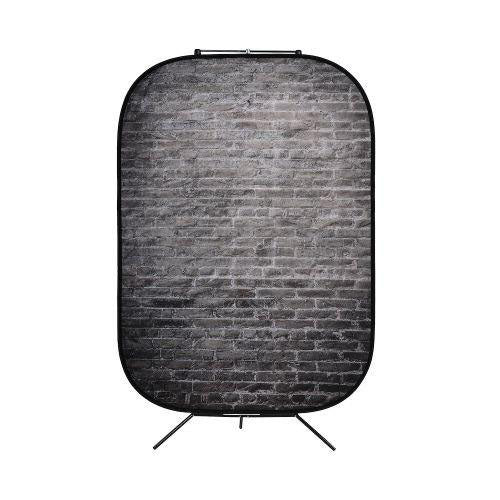 Manfrotto Urban Background 1.5x2.1m Painted White/Industrial Grey Brick