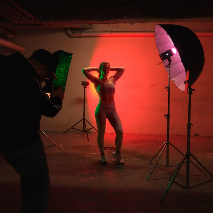 Elinchrom LED 100 C RGB LED Light Dual Kit with Built-In Battery