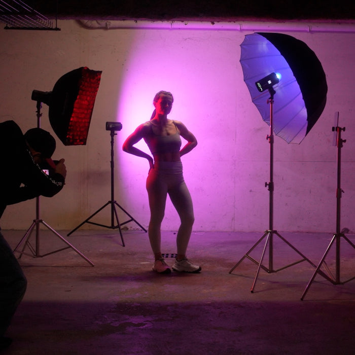 Elinchrom LED 100 C RGB LED Light Dual Kit with Built-In Battery