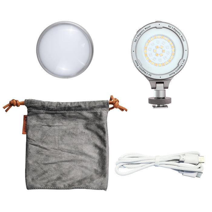 Harlowe Sol 5 Spectra RGB Mobile Light for Magsafe On-Camera Kit