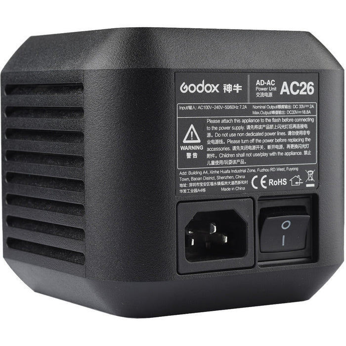 Godox AC26 AC Adapter for AD600Pro 