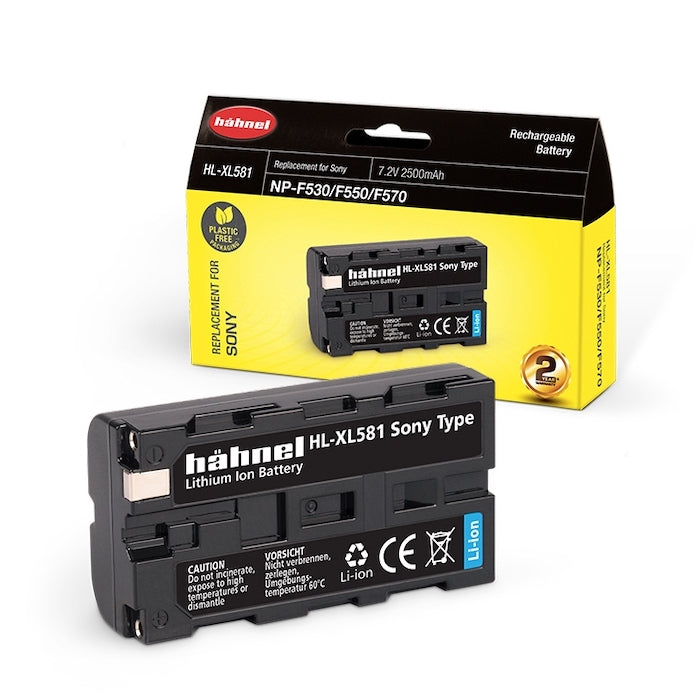 Hahnel HL-XL581 2500mAh Li-Ion Battery for Sony Digital Camcorders