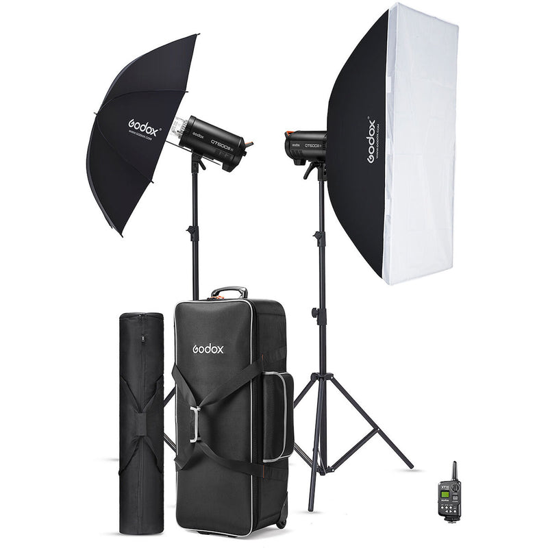 Godox QT600IIIM Pro 2 Head Studio Flash Kit