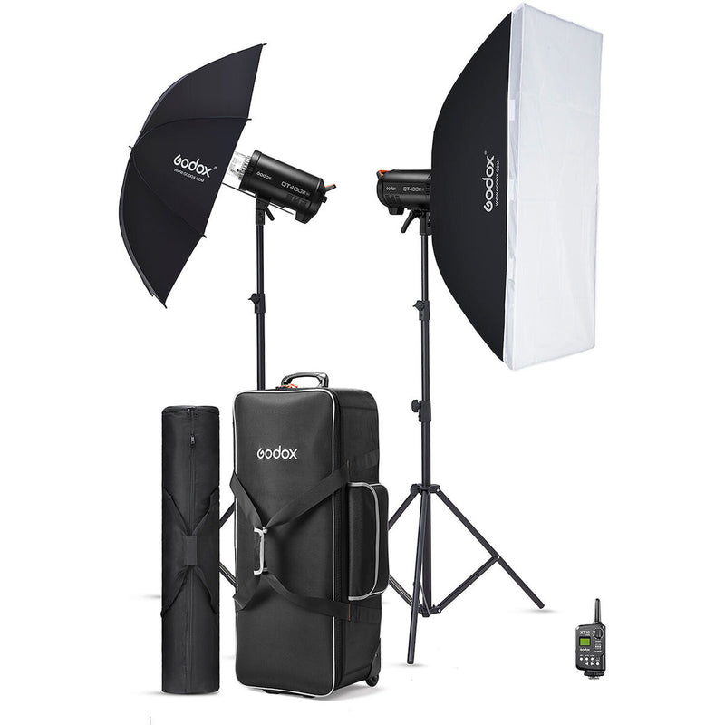 Godox QT400IIIM Pro 2 Head Studio Flash Kit
