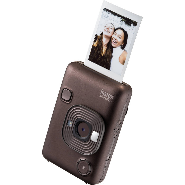 Fujifilm Instax Mini LiPlay Hybrid Instant Camera Deep Bronze