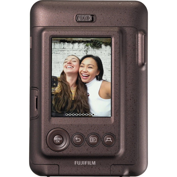 Fujifilm Instax Mini LiPlay Hybrid Instant Camera Deep Bronze