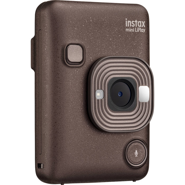 Fujifilm Instax Mini LiPlay Hybrid Instant Camera Deep Bronze