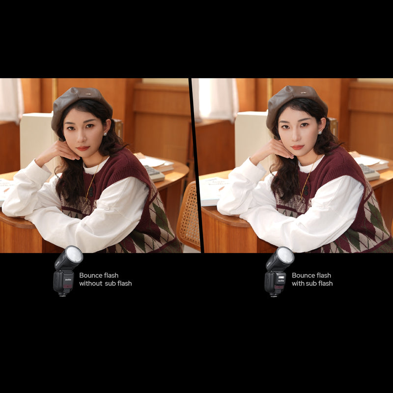 Godox V100 F 100Ws Round-Head TTL Speedlite for Fujifilm