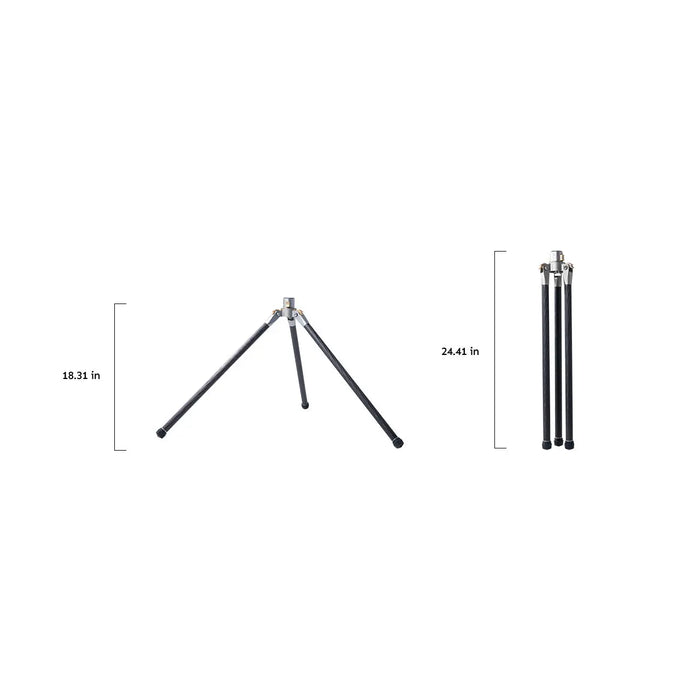 Harlowe Rocket Carbon Fibre Camera Tripod, Monopod & Light Stand with Fluid Head