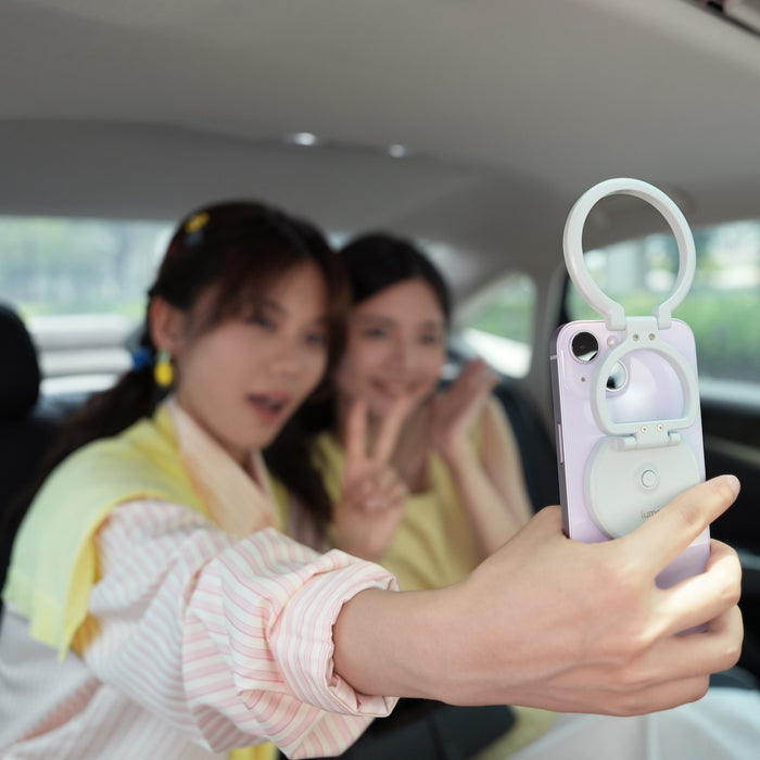 Nanlite Lumo Phone Ring Light MagSafe Compatible Polar Black