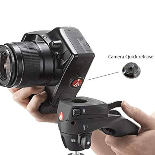 Manfrotto ROUND-PL Quick Release Plate for Compact Action Tripod