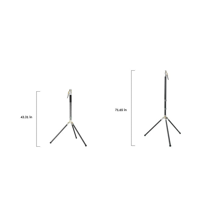 Harlowe Rocket Carbon Fibre Camera Tripod, Monopod & Light Stand with Fluid Head