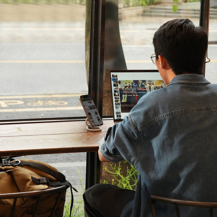 Nanlite Lumo Phone Ring Light MagSafe Compatible Polar Black