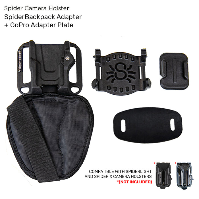 Spider X Backpack Adapter + GoPro Plate only