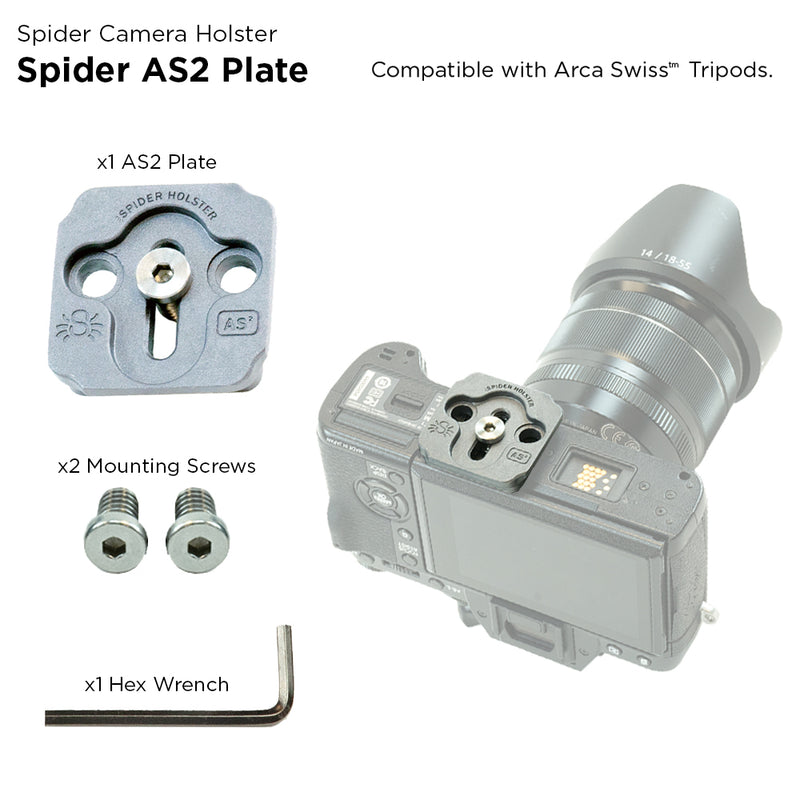Spider Holster SpiderPro AS2 Arca Swiss Tripod Plate