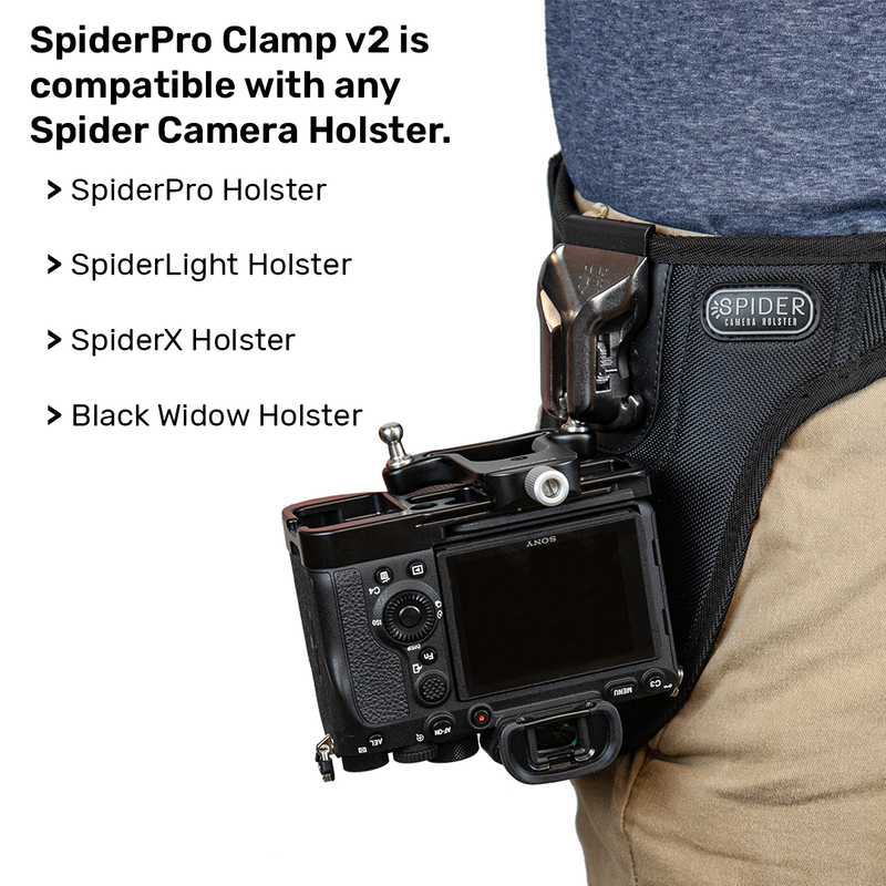 Spider Holster SpiderPro Clamp V2 for L-Brackets
