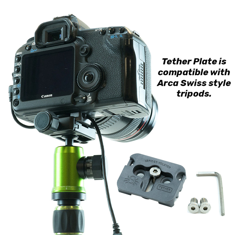 Spider Holster SpiderPro Tether Cable Tripod Adapter Plate