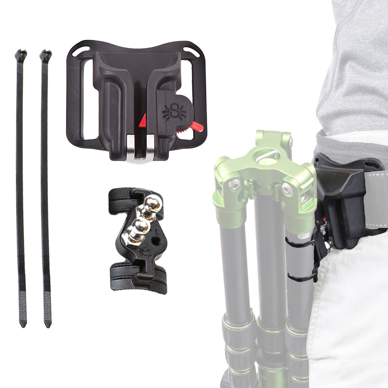 Spider Holster BlackWidow Tripod Carrier Kit - Holster with Tripod Leg Adapter