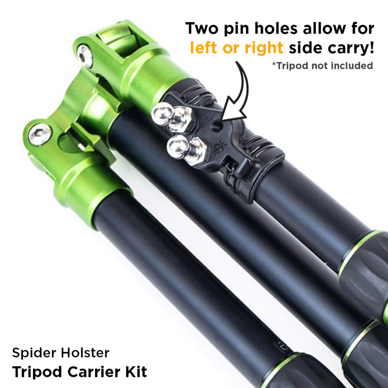 Spider Holster BlackWidow Tripod Carrier Kit - Holster with Tripod Leg Adapter