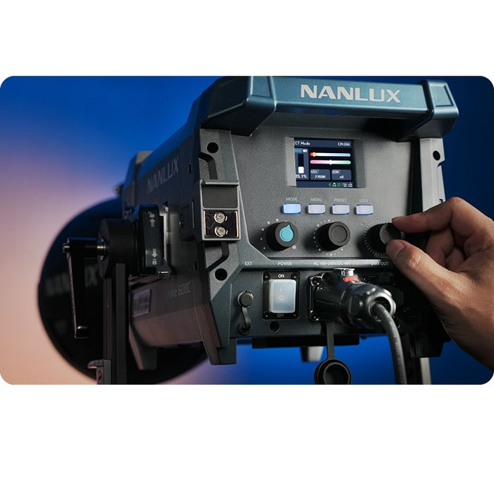 Nanlux Evoke 600C LED Full-Colour Spot Light with Trolley Case