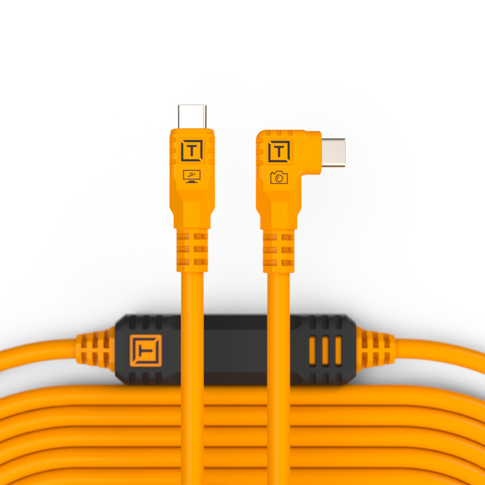 Tether Tools Tether Pro USB-C to USB-C Right Angle 31' (9m) Cable (Select Variant)