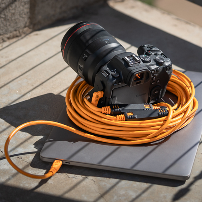 Tether Tools Tether Pro USB-C to USB-C Right Angle 31' (9m) Cable (Select Variant)