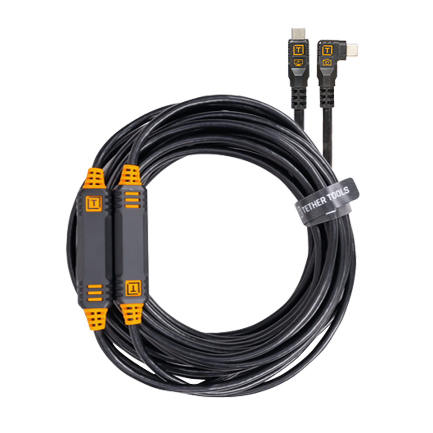 Tether Machine Cable Tether Tools Tether Pro USB-C to USB-C Right Angle 31' (9m) Cable (Sel ...