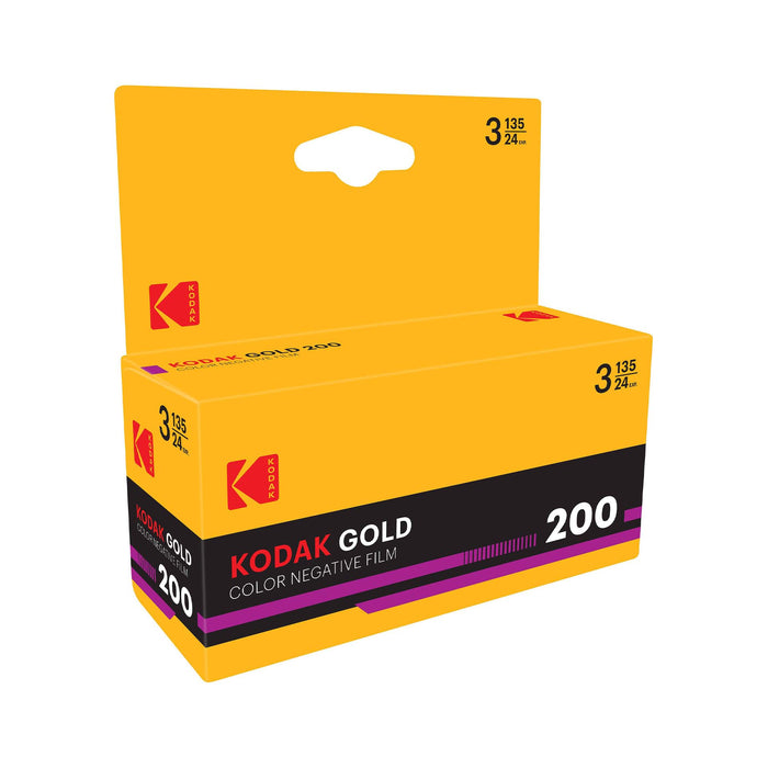 Kodak Eastman Gold 200 35mm Colour Film 24 Exp (3 Pack)