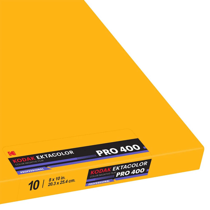 Kodak Ektacolor Pro 400 Colour Sheet Film 8x10" (10 Sheets)