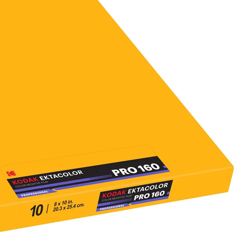 Kodak Ektacolor Pro 160 Colour Sheet Film 4x5" (10 Sheets)