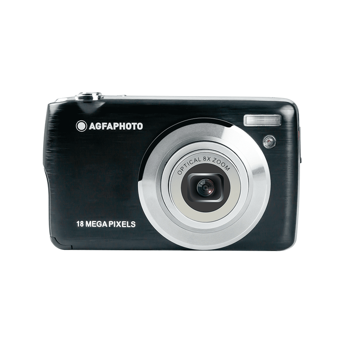 Agfa DC8200 Compact Digital Camera Kit (Bag & 16GB Card) - Black