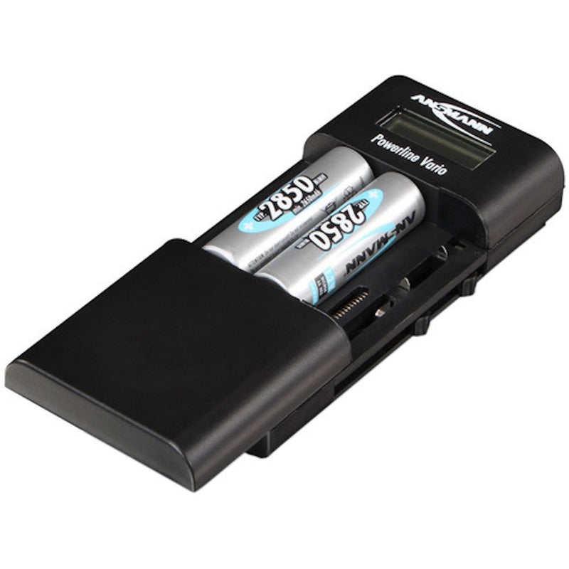 Ansmann Powerline Vario Battery Charger or Li-Ion, Li-Po, AA & AAA Batteries
