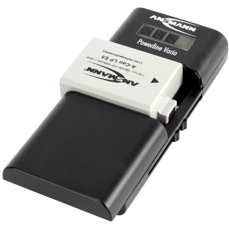 Ansmann Powerline Vario Battery Charger or Li-Ion, Li-Po, AA & AAA Batteries