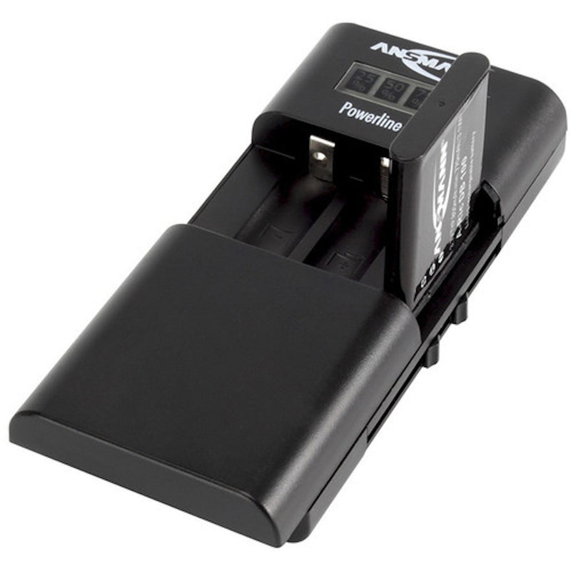 Ansmann Powerline Vario Battery Charger or Li-Ion, Li-Po, AA & AAA Batteries