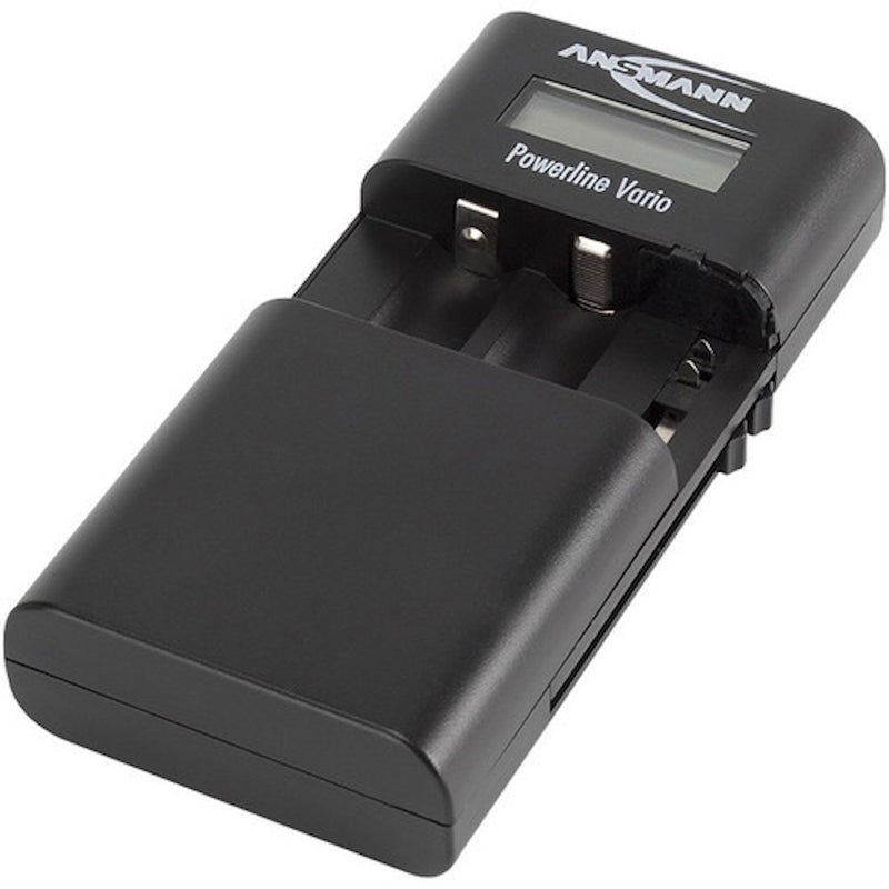 Ansmann Powerline Vario Battery Charger or Li-Ion, Li-Po, AA & AAA Batteries