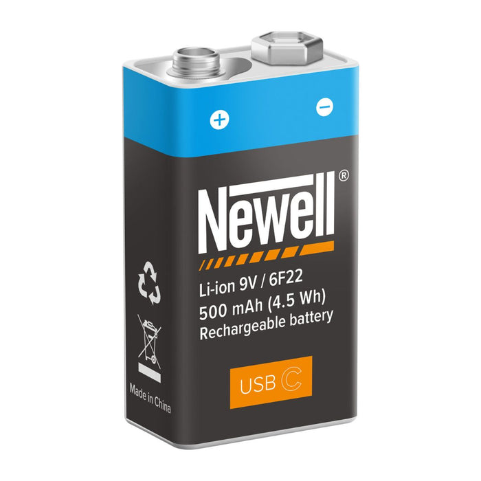 Newell 9V USB-C 500 mAh Rechargeable Battery